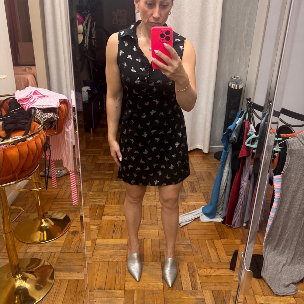 Elegant Black and Silver Women's Dress